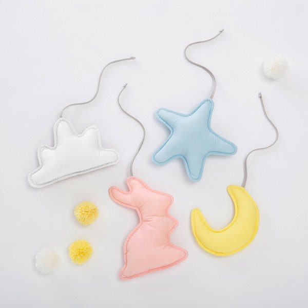 【gunite】床邊遊戲吊飾-星星月亮玩具組