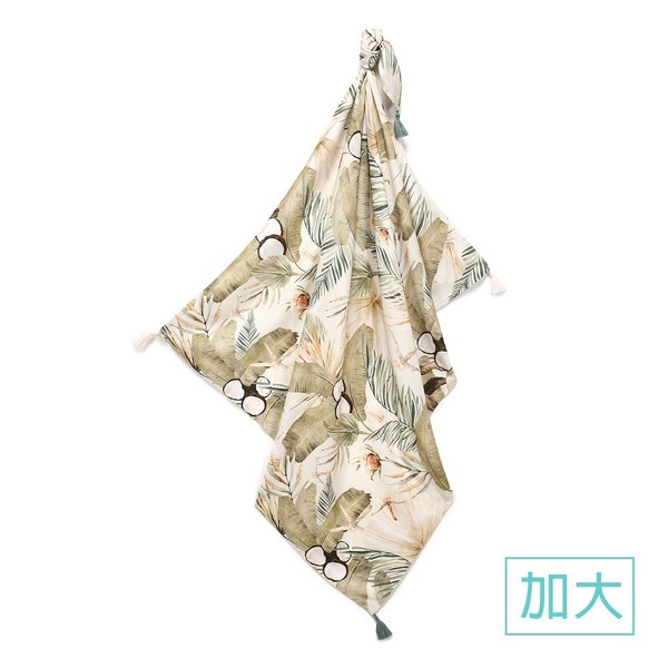 La Millou 包巾-竹纖涼感巾(加大)_140x110cm-棕櫚可可樹