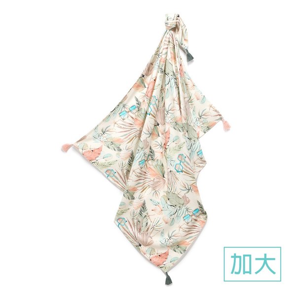 La Millou 包巾-竹纖涼感巾(加大)_140x110cm-棕櫚女孩