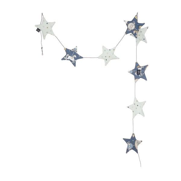 La Millou 星星掛飾-旋轉小木馬-藍底