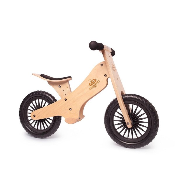 Kinderfeets 美國木製平衡滑步車/教具車-神風騎士系列(自然木)
