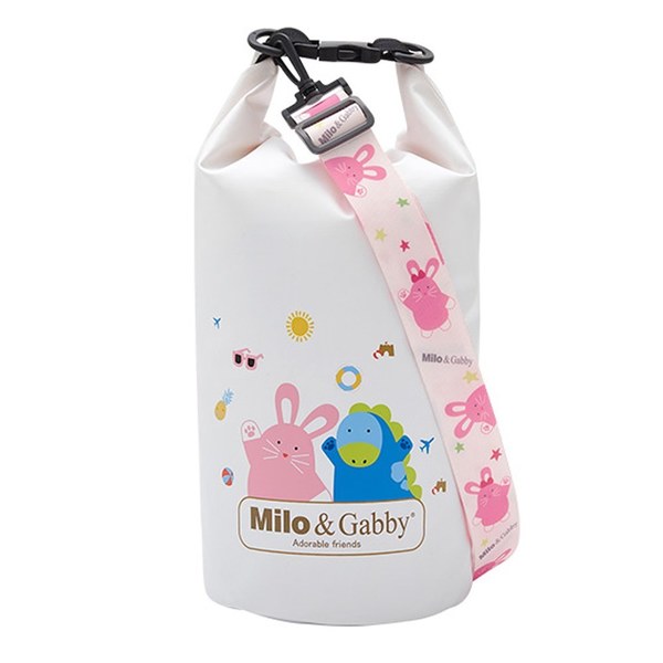 Milo&Gabby 動物好朋友-超吸睛大容量防水背袋10L(Lola兔兔)