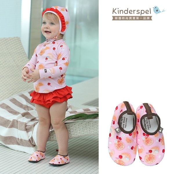 Kinderspel 玩水趣寶寶泳鞋-橘子汽水