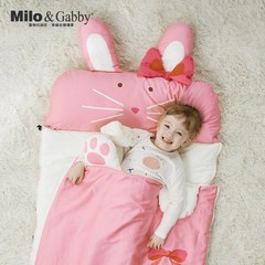 Milo & Gabby動物好朋友-二合一超柔軟四季睡袋 (LOLA芭蕾舞兔兔)