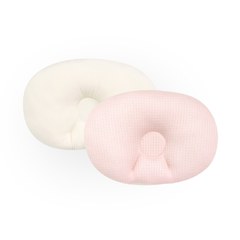 air cossi 超透氣抗菌天絲3D嬰兒枕(輕盈粉)