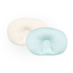 air cossi 超透氣抗菌天絲3D嬰兒枕(清新綠)